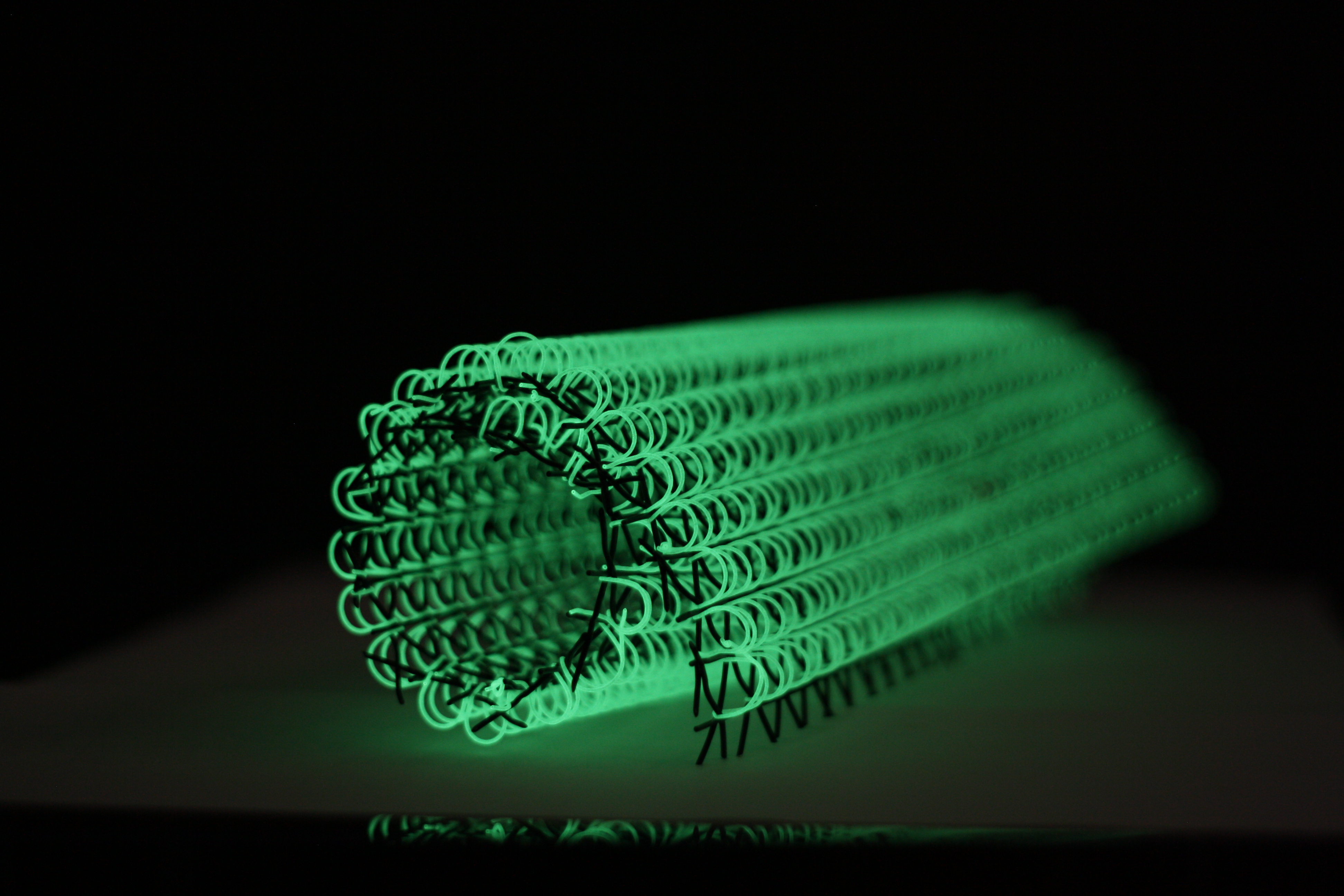 Bachelorarbeit Textildesign — Detailaufnahme der textilen Arbeit