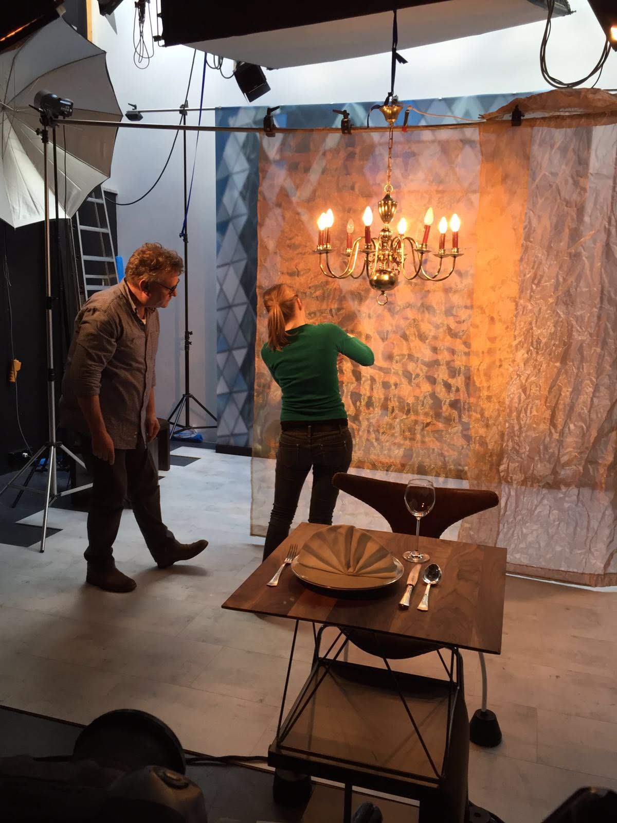 Sabine bei der Arbeit