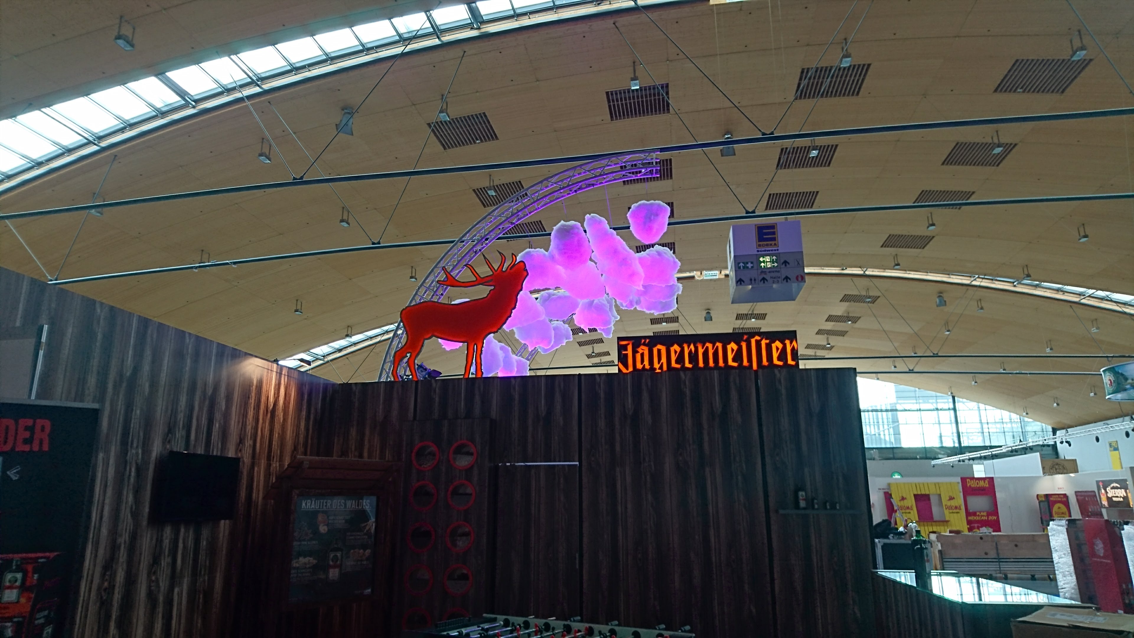 Einhorn-Messestand